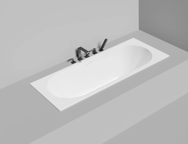 встраиваемая ванна 170х70 см. salini ornella axis kit 170 104713g мат-л: s-sense, цвет: белый глянцевый