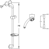 душевой гарнитур jacob delafon basic 2 e14330-cp