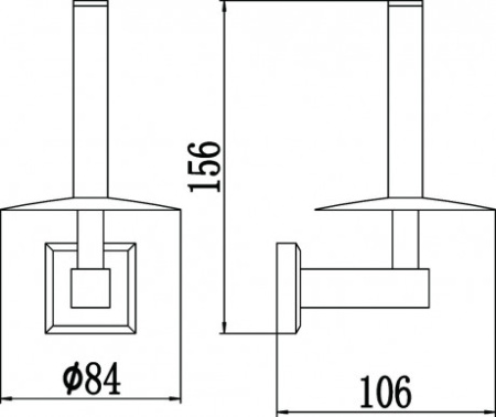 держатель запасных рулонов savol 95 s-009552-1