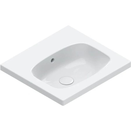 Раковина Catalano Alvea 0620500001 50x46 см, накладная, подвесная, белый глянец