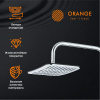 верхний душ orange s10ts хром