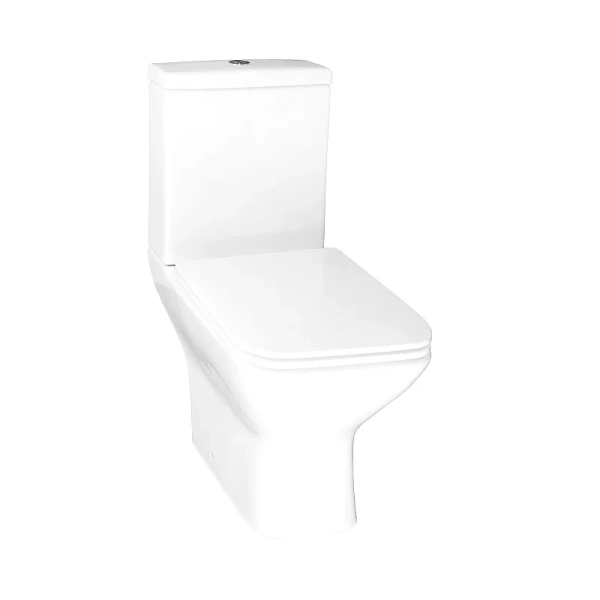 унитаз компакт azario iris az-8353 напольный, безободковый, с бачком и сиденьем микролифт, 60х38х77.5 см, белый