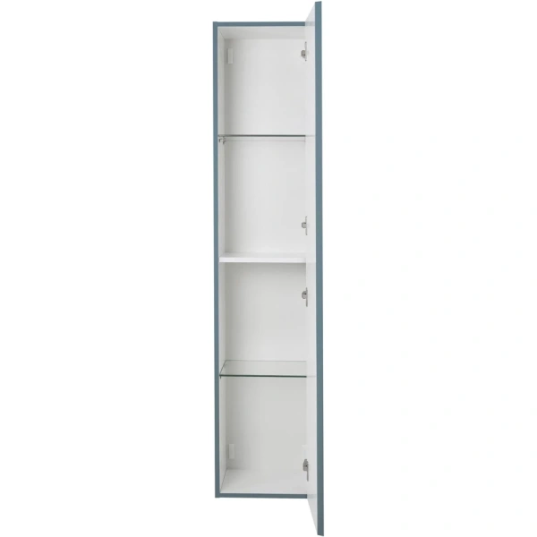 шкаф-пенал belbagno kraft kraft-1600-1a-sc-ao подвесной l/r, голубой матовый