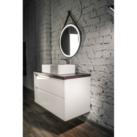 тумба белый глянец 99,5 см jorno wood wood.01.100/p/w