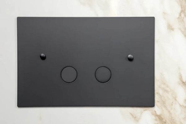 кнопка смыва boheme 647-b ультраплоская, black