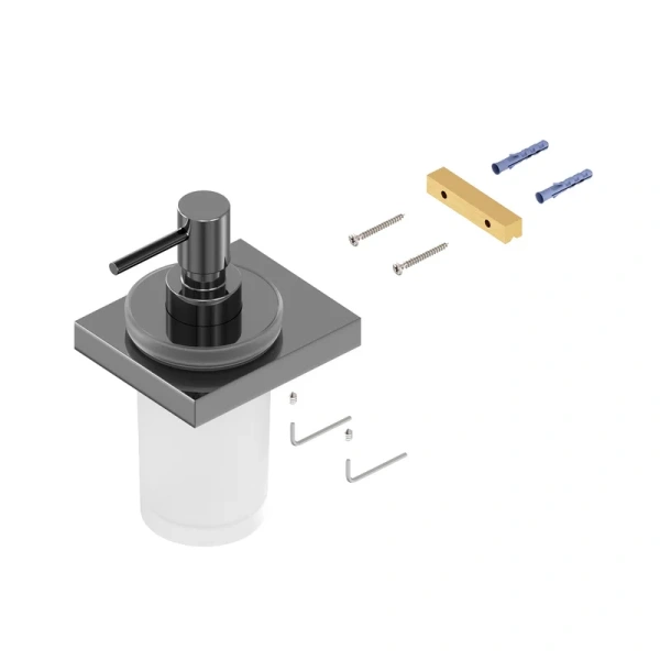 Дозатор для мыла Timo Petruma 15239/18 черное золото