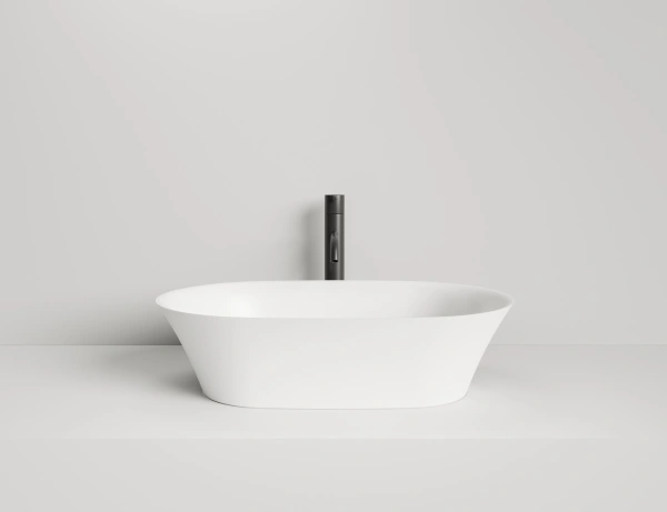 раковина накладная 60х39 см.salini mona 110821m, s-stone, цвет: белый