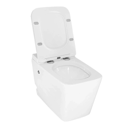 унитаз импульсный azario 360х590х440 напольный, квадратный, быстросъемное сиденье микролифт (az101)