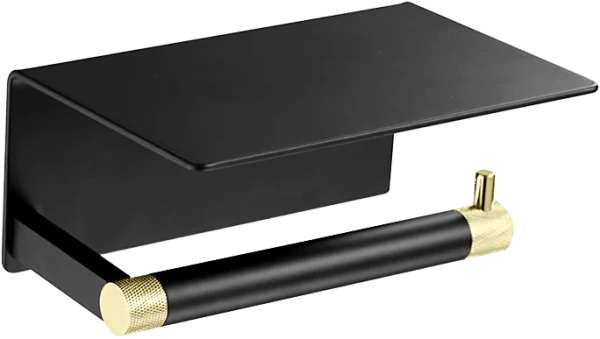 Держатель туалетной бумаги Rose RG3005H-1 черный