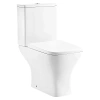 Унитаз компакт Azario Nigel AZ-55T напольный, безободковый, слив "Торнадо", с бачком и сиденьем микролифт, 61.5х36.5х79.5 см, белый