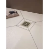 душевой трап berges platz uno 150x150 090170 с решеткой хром матовый
