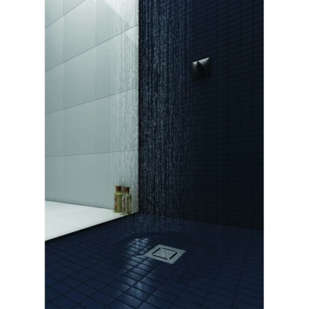душевой трап berges platz norma 150x150 091159 с решеткой хром