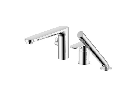 смеситель на борт ванны aquatek ника aq1848cr цвет хром