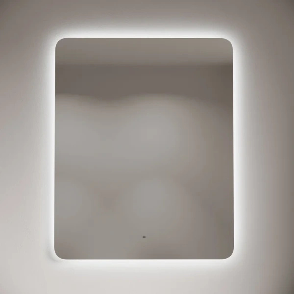 зеркало для ванной комнаты sancos ray 800х1000 c подсветкой, ra800