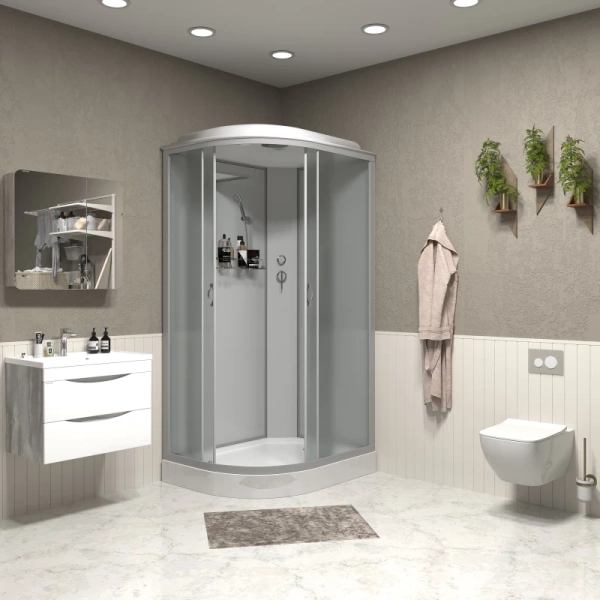 душевая кабина niagara classic 120х80 ng-3312-14r без гидромассажа