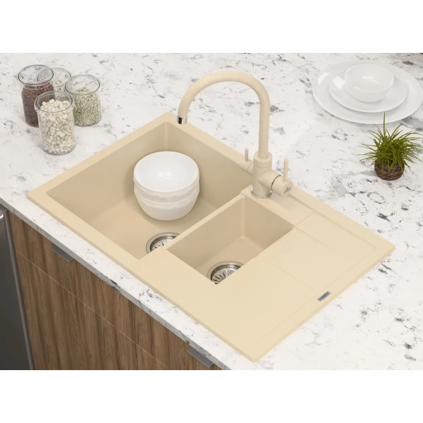 смеситель для кухни с фильтром paulmark essen es213211-428 + h851p00