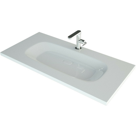 Раковина полувстраиваемая 1MarKa Andrea Stella 100 У56062, белая