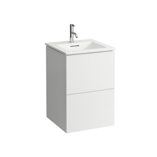 тумба с раковиной laufen kartell 8.6033.3.640.104.1 60 см подвесная, цвет: белый матовый