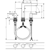 смеситель для раковины с донным клапаном hansgrohe finoris 76034670