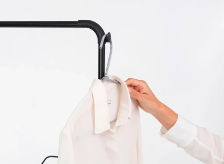 сушилка для белья brabantia hangon 403521 черная матовая, с перекладиной