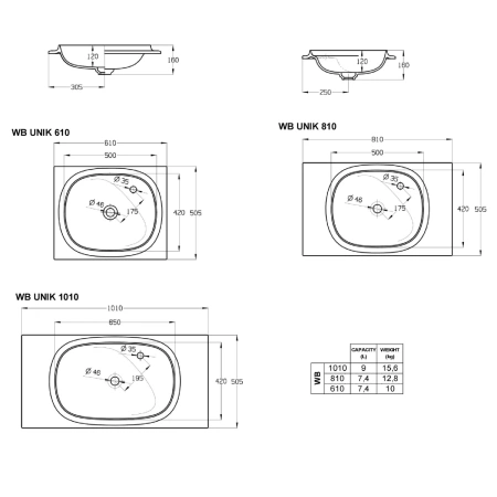 раковина 101x50,5 см roca beyond 3270ba000