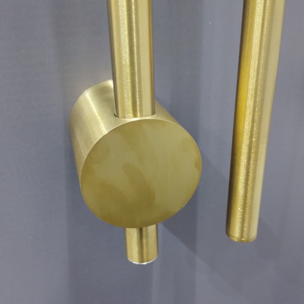 электрический полотенцесушитель broner bruno due brd.094.170.0000.mg, цвет золото матовое