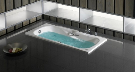 стальная ванна roca princess 170x75 2202e0000 с антискользящим покрытием