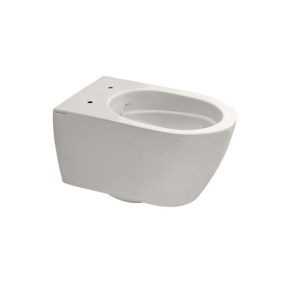 унитаз подвесной безободковый scarabeo moon clean flush 5520/cl 5535/b 10050/a , с сиденьем и набором быстрого монтажа, цвет белый