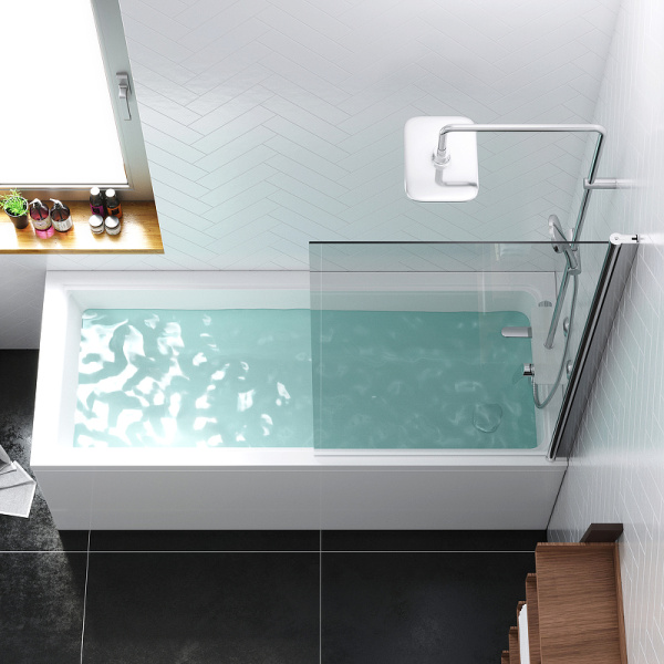 шторка на ванну damixa skyline 80х140 dx35wbs-d080-140mt профиль хром, стекло прозрачное шторка на ванну damixa skyline 80х140 dx35wbs-d080-140mt профиль хром, стекло прозрачное