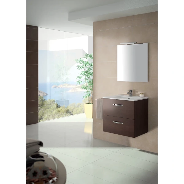 тумба тёмный дуб 59,8 см jacob delafon ola eb390-nr