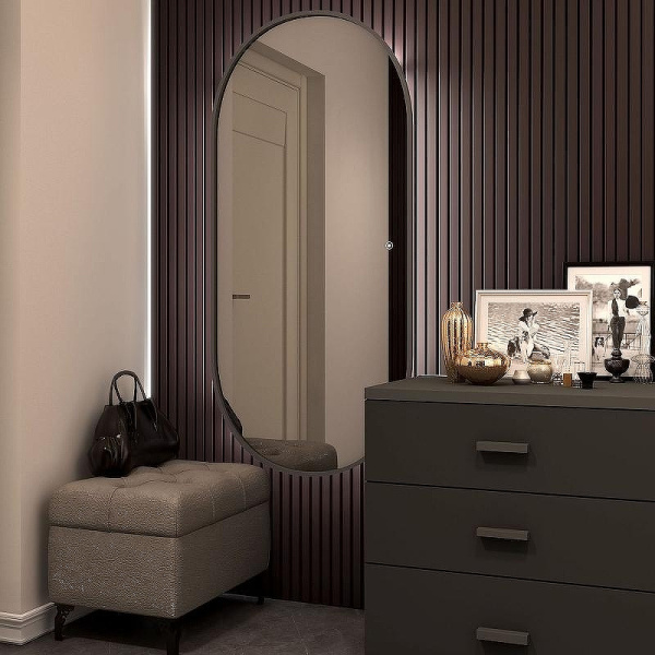 зеркало art&max bari 70х150 am-bar-700-1500-ds-f с подсветкой с сенсорным выключателем