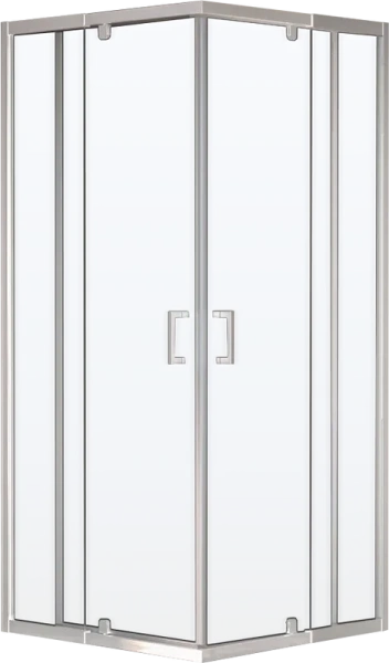 душевой уголок rgw passage pa-030 90x90 см, профиль хром, стекло матовое