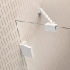 душевая дверь radaway essenza pro white dwj 110 left 10099110-04-01l прозрачное