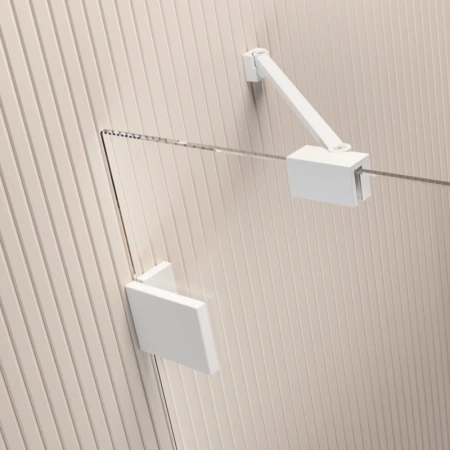 душевая дверь radaway essenza pro white dwj 110 left 10099110-04-01l прозрачное