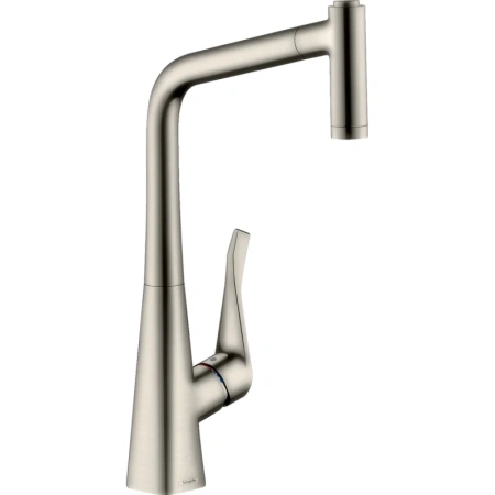 Смеситель для кухни Hansgrohe Metris M71 73801800, сталь