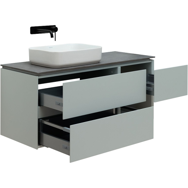 тумба под раковину allen brau infinity 120 l 1.21005.pwm подвесная папирус матовый