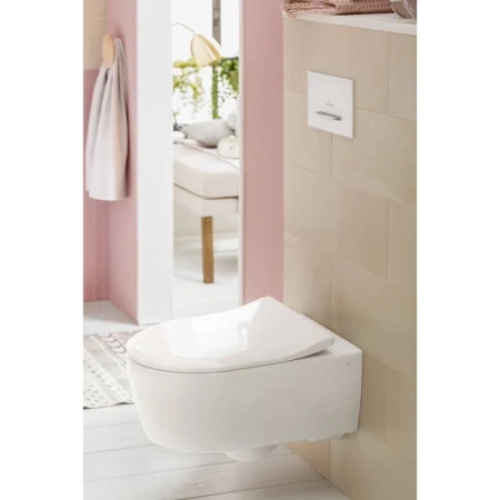 кнопка смыва villeroy & boch viconnect 300g 922160re для инсталляции, белый глянец
