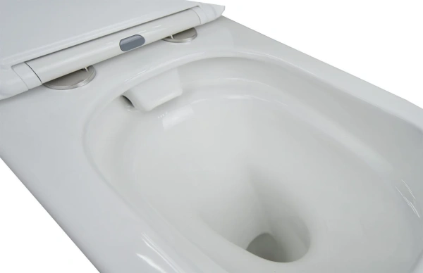 унитаз компакт azario formal az-1353b напольный, безободковый, с бачком и сиденьем микролифт, 37х31.5х79 см, белый
