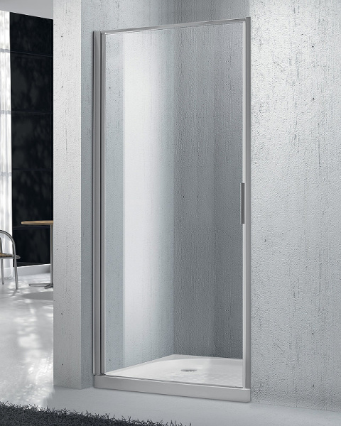 душевая дверь belbagno sela 80 sela-b-1-80-c-cr профиль хром стекло прозрачное