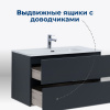 тумба под раковину aquanet алвита new 00277515 2 ящика, 80x45.7 см, антрацит