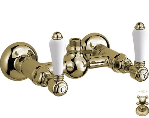 Смеситель для душа Nicolazzi Petit Mont Blanc 1425BZ78 бронза