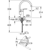 смеситель для кухни grohe eurostyle cosmopolitan 30221002