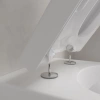 унитаз приставной villeroy&boch subway 2.0 5602r0r1 без сиденья, с покрытием ceramicplus, цвет альпийский белый