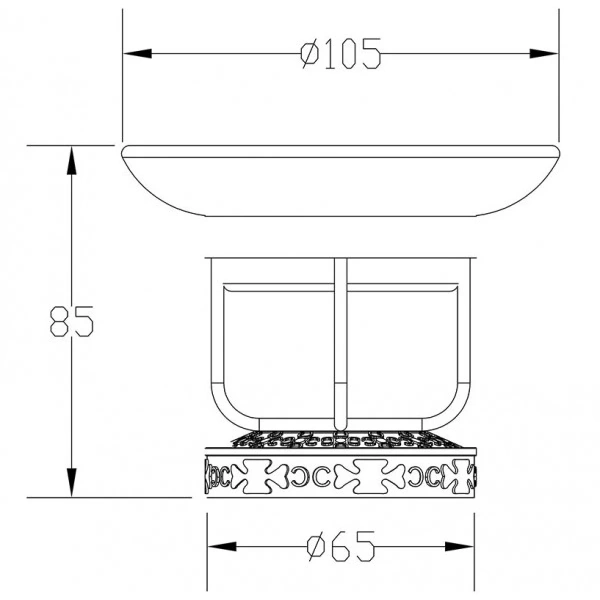 Мыльница Zorg Antic AZR 23 SL