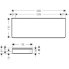 полка 30 см axor universal 42838830