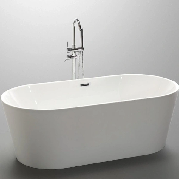 акриловая ванна cerutti spa resia 168x73 7388 белая