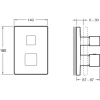 термостат для ванны jacob delafon modulo e75391-cp