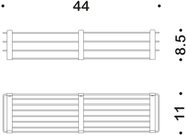 Полка Colombo Design Angolari B9633.NM