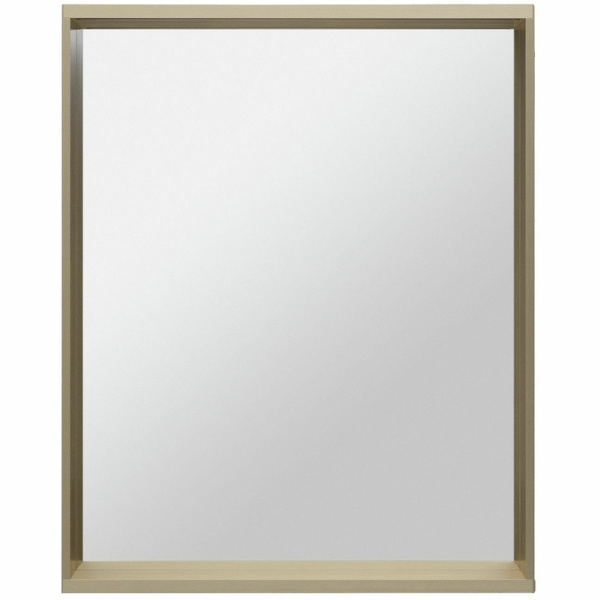 зеркало allen brau reality 60 1.32016.03 с подсветкой латунь браш с сенсорным выключателем