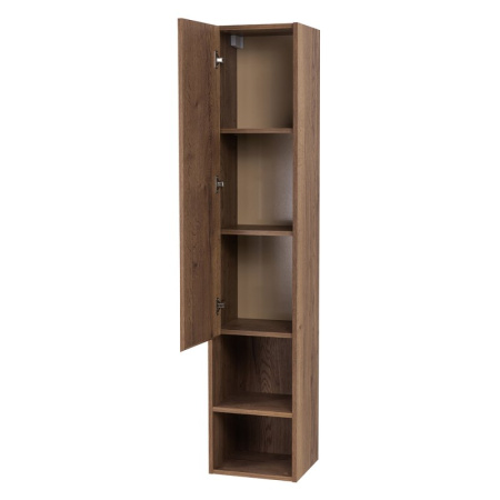 шкаф подвесной belbagno kraft-1600-1a-sc-rt-r с одной распашной дверцей с доводчиками, и одной открытой полкой